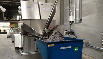 Full flow system with chip handling