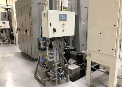 Machine connection for chips handling